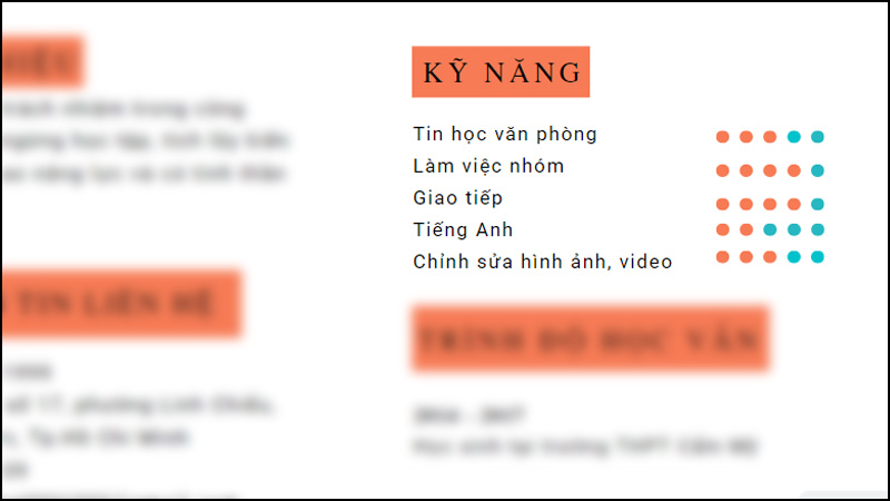 Kỹ năng làm việc